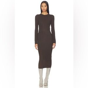 Revolve BLQ Basiq Long Sleeve Midi Dress
